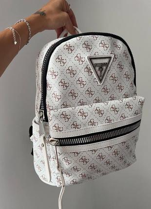 Стильний жіночий білий рюкзак NYL01 guess3 фото