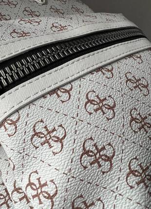 Стильний жіночий білий рюкзак NYL01 guess7 фото