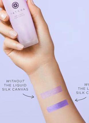 Невесомый праймер для сияния кожи tatcha the liquid silk canvas база под макияж