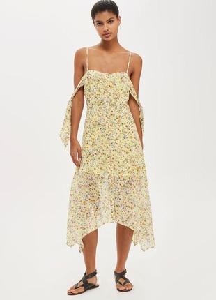 Летнее платье миди topshop