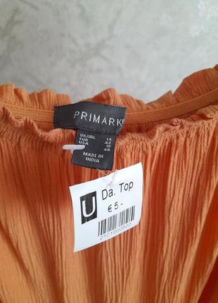 Шикарна блузка  primark на плечі2 фото