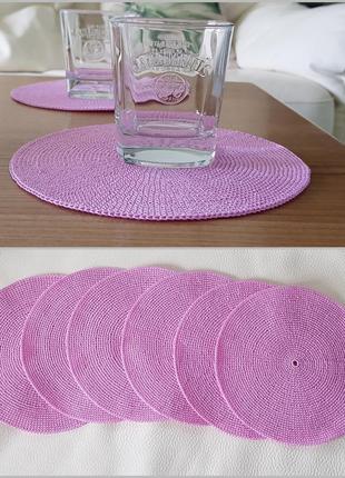 Сервіровочні серветки в'язані набір серветка сервірувальні серветки в'язані