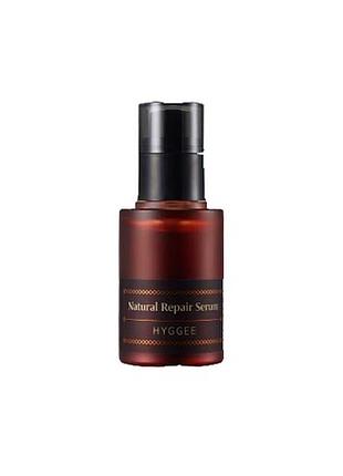 Відновлююча сироватка з екстрактом женьшеню 30 мл hyggee natural repair serum1 фото