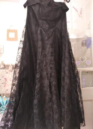 Кружевное платье винтажно в стиле 60х.4 фото