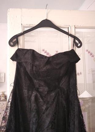 Кружевное платье винтажно в стиле 60х.5 фото