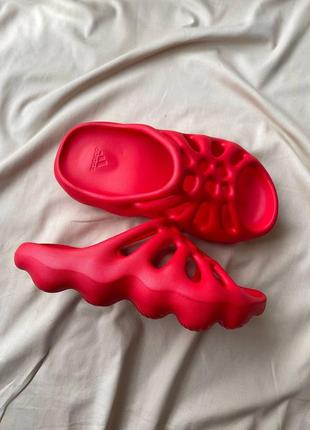 Чоловічі червоні літні стильні шльопанці adidas yeezy 450 slide🆕 шлепанцы адидас изи9 фото