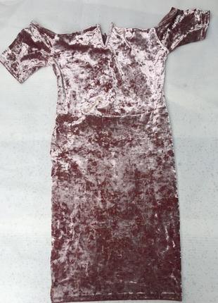 Платье велюровое бархатное1 фото