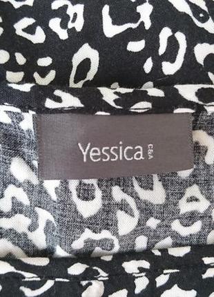 Блуза туніка yessica анімалістичний принт зебра 100% віскоза4 фото