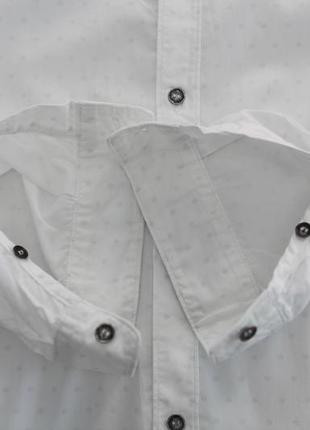 Белая мужская рубашка diesel сорочка8 фото