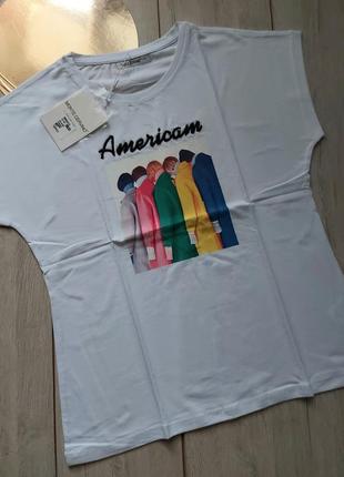 Футболка задекорирована  италия monte cervino 🇮🇹