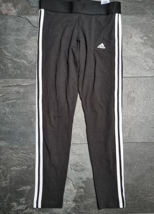 Спортивні легінси лосини adidas essential 3-stripes gl0723 оригінал4 фото