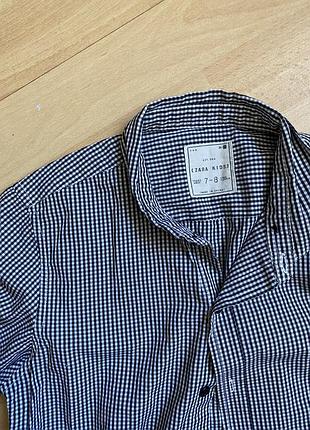 Сорочка в клітку zara 3