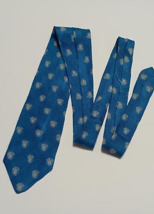 Шовкова краватка вінтажний, італія.4 фото