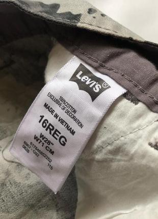 Камуфляжные шорты levis,камуфляжні levi’s5 фото