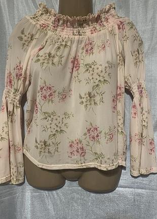 Романтична блуза-сітка new look