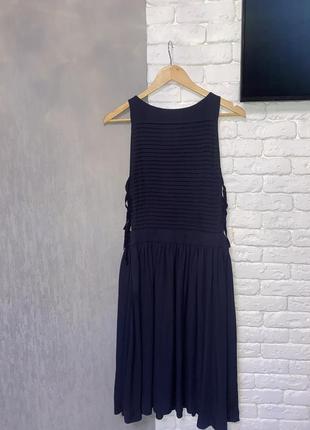 Платье миди , оригинальное шифоновое платье миди, сукня міді h&m, s3 фото