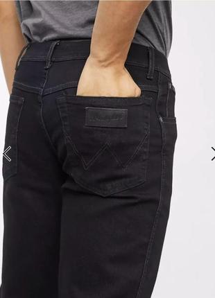 Wrangler texas чорні джинси прямого крою2 фото