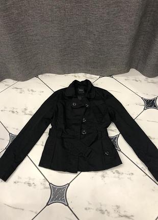 Чорний піджак тренч vero moda