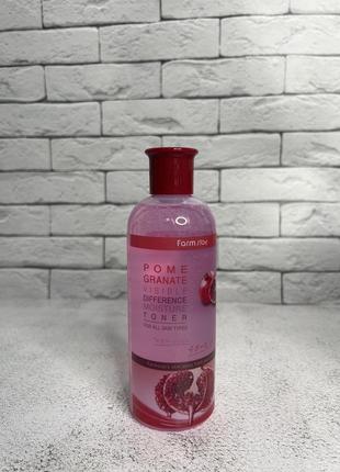 Зволожуючий тонер із екстрактом гранату farmstay visible difference moisture toner pomegranate 350ml2 фото