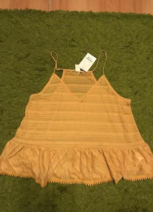 Блуза, топ, на бретельках