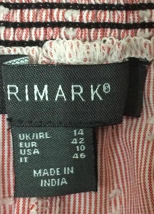 Котоновая блуза с вышивкой primark", р.145 фото