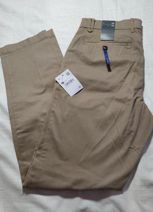 Чоловічі однотонні штани angelo litrico, розмір m, світло-коричневий9 фото