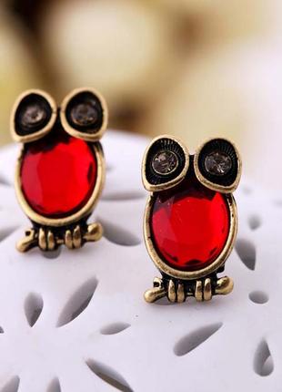 Сережки совушки