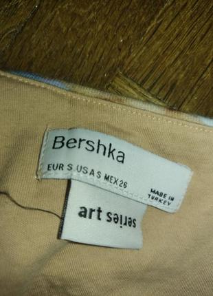 Стильний кроп топ bershka art series з серії з репродукціями відомих картин6 фото