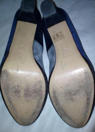 Стильные красивые туфли замшевые moda di fausto 36 размер стелька 23см италия4 фото