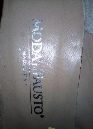 Стильные красивые туфли замшевые moda di fausto 36 размер стелька 23см италия2 фото