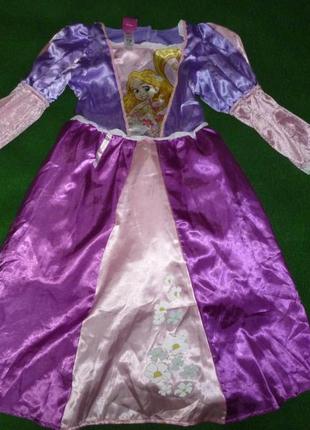 Платье рапунцель на 7-8 лет1 фото