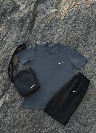 Комплект футболка nike + шорти + барсетка комплект