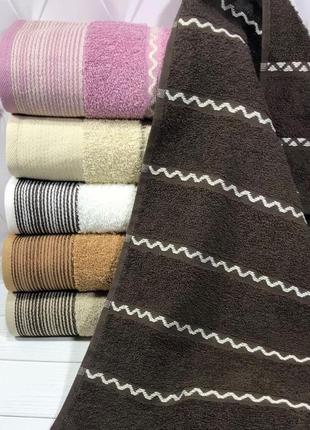 Набір 6 махрових рушників sweet dreams-3583 100х150см (банні)