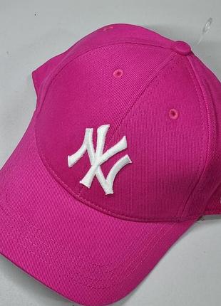Кепка бейсболка new york yankees ny малиновый цвет