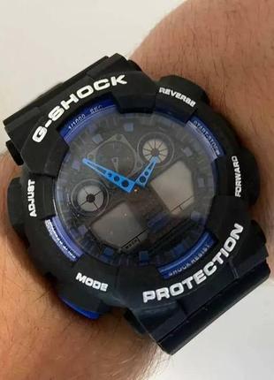 Мужские часы g-shok чорно-синие