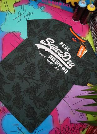 Футболка тропічний принт листя