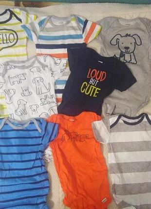Классные боди для малышей 9-12 из натурального хлопка
