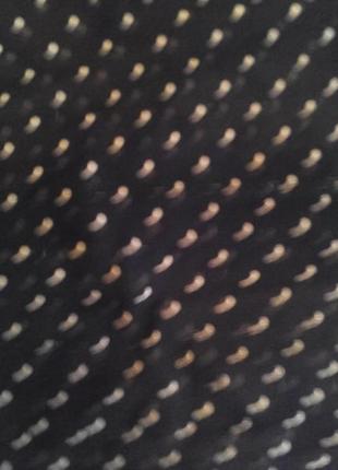Шифоновая блуза-туника в горох4 фото