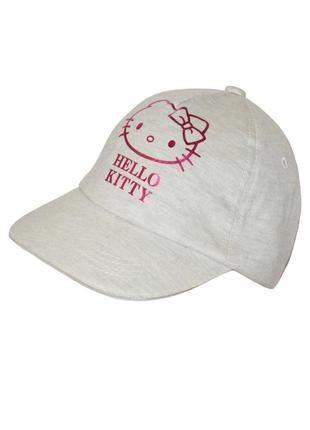 Кепочка для дівчинки трикотажна принт hello kitty 52/54