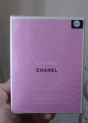 Chanel chance eau fraiche 100 мл туалетная вода