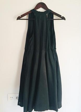 Чорна шовкова сукня maison scotch4 фото