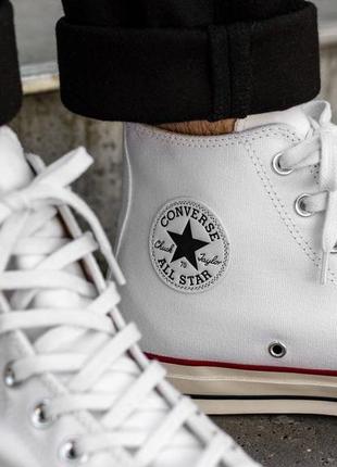 Кеды converse chuck 70 classic high top 162056c white унісекс3 фото