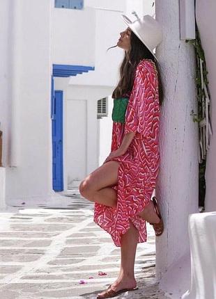 Платье туника zara  лето оригинал испания