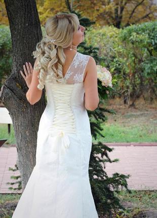 Весільна сукня русалка1 фото