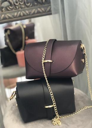 Жіноча шкіряна сумка італія кроссбоді клатчі жіночі сумки