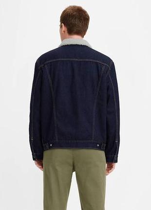 Куртка джинсова шерпа levi’s