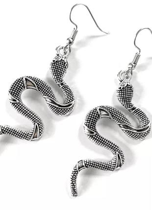 Сережки змії великі