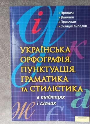 Украинская орфография, пунктуация, грамматика и стилистика
