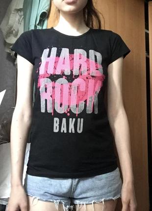 Футболка чёрная hard rock