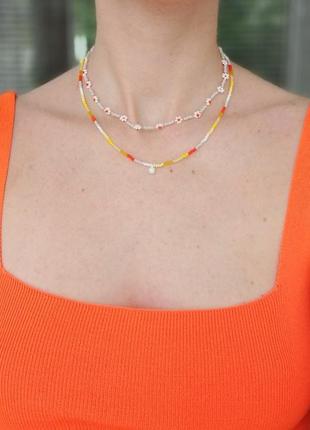 Трендовый чокер из бисера